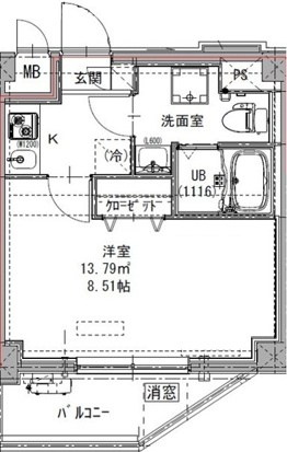 GENOVIA六町 間取り図