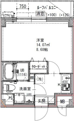 GENOVIA六町 間取り図