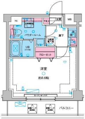 GENOVIA六町 間取り