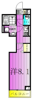 スアヴィス舎人 間取り図