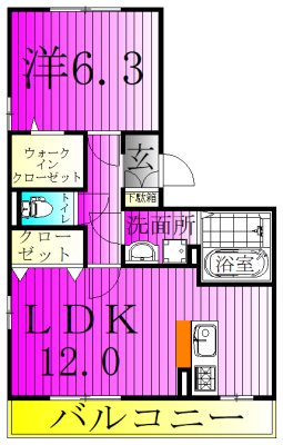 カシータⅢ 間取り