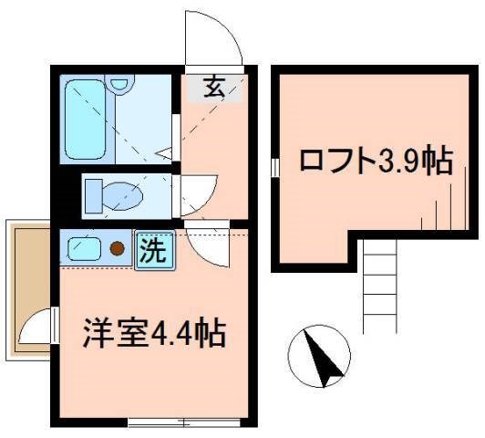 リブ綾瀬 間取り図