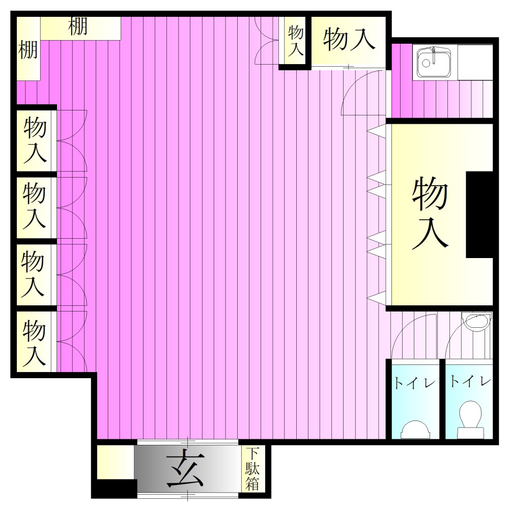 コーポ第2フクジュ 間取り図