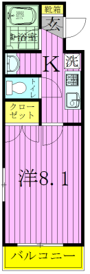 メゾンドカルム 間取り