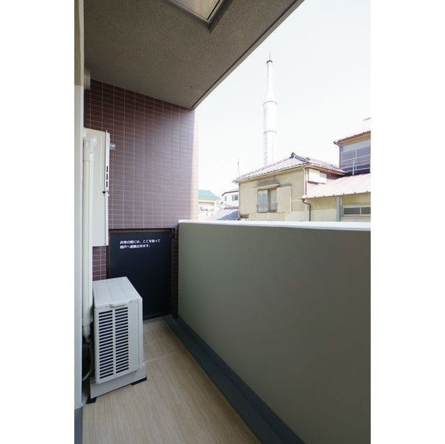 グランカミーユ江北 ベランダ