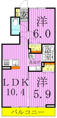 ルシオール　イコー 間取り図
