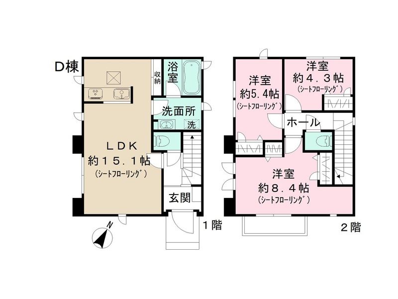 Ｌｅ　Ｄｏｍａｉｎｅ　Ｋ 間取り