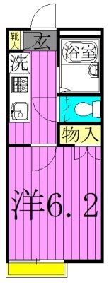 カーサフローラ 間取り図