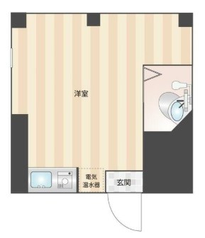 ダイヤモンドビル北千住 間取り図