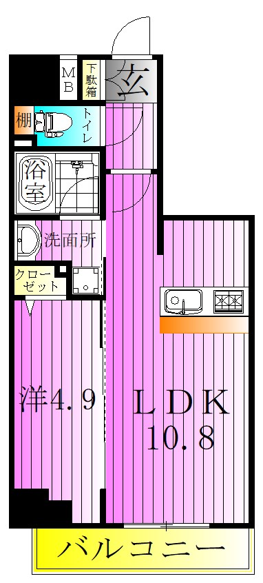 アイルプレミアム東京西新井 間取り図