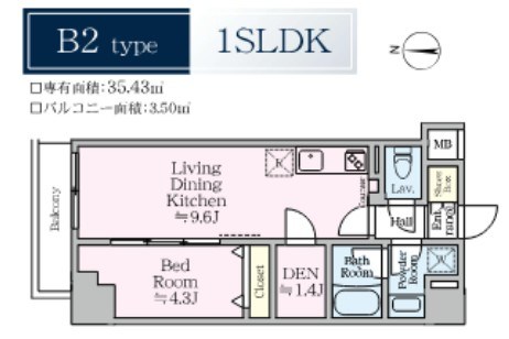 アイルプレミアム東京西新井 間取り図