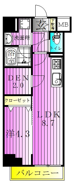 アイルプレミアム東京西新井 間取り図