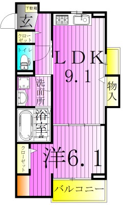 Domani（ドマーニ）  間取り図