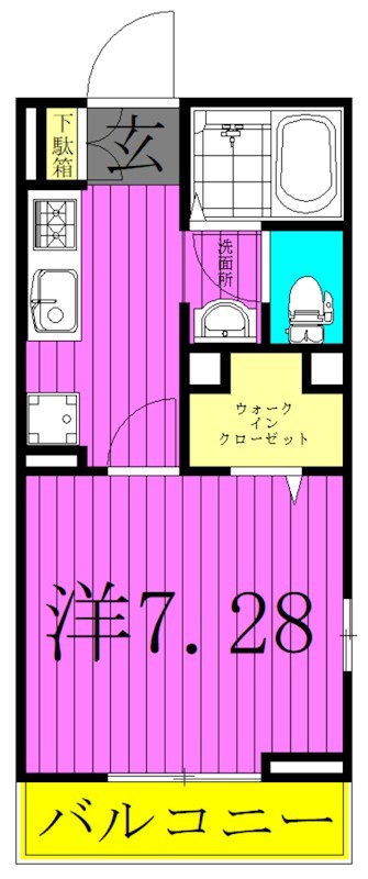 クレール水元 間取り図