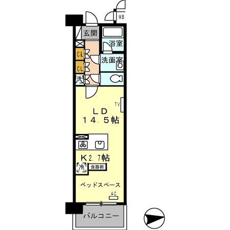 ロイヤルパークス西新井 間取り図