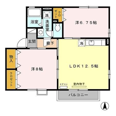 ウィルモアK・1 間取り図