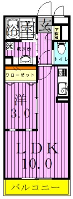 エスポワール八汐 間取り図