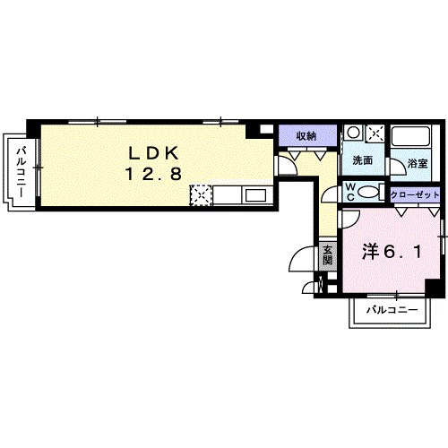 ムーンライトコート 間取り図