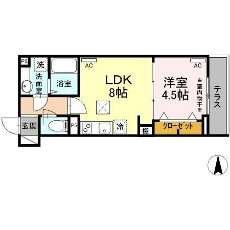 アヴァンス東日暮里 間取り図