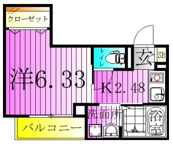 エクセリア北加平町 間取り図