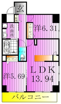 ホーリーホック 間取り図