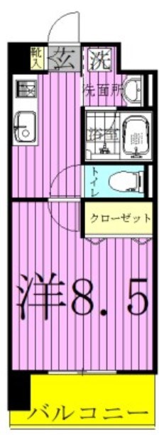 リアン 605号室 間取り