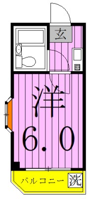 シャングリラ竹ノ塚 間取り図