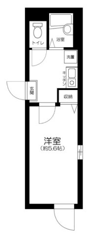 レジデンス江北 間取り図