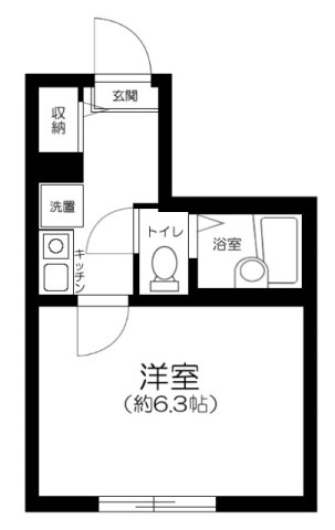 レジデンス江北 間取り図