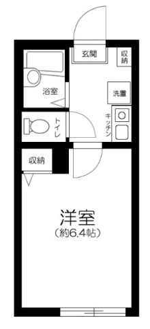 レジデンス江北 間取り図
