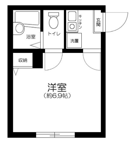 レジデンス江北 間取り図