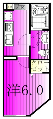 ルージュエール豊四季 間取り