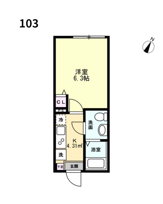 ルージュエール豊四季 間取り