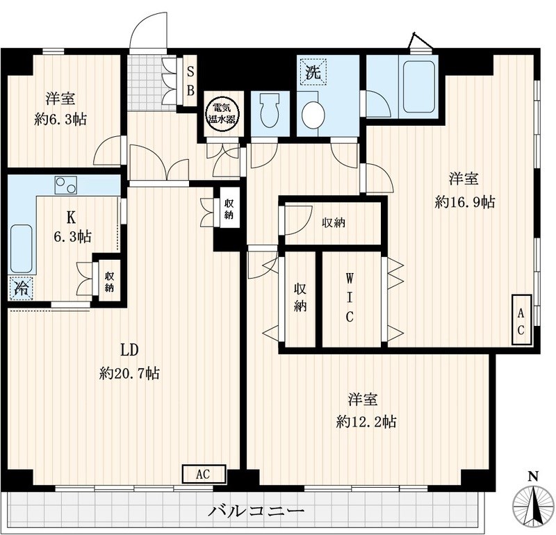 岩沢第一ビル 間取り図