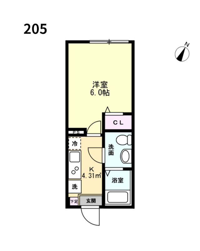 ルージュエール豊四季 間取り