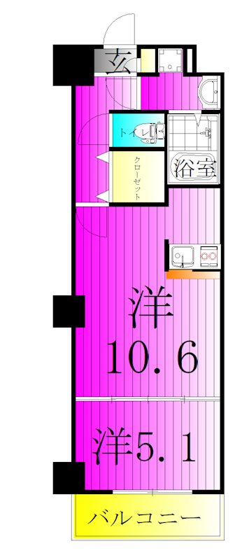 アルファコート西新井  間取り図