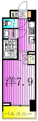 S-RESIDENCE北千住reiz 間取り図
