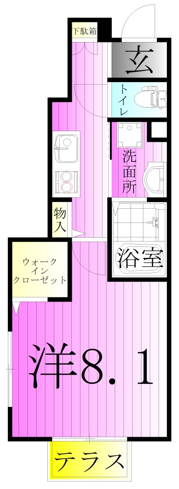 Mont Latemne yashio 間取り図
