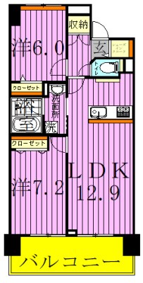 ロイヤルパークス新田 間取り図