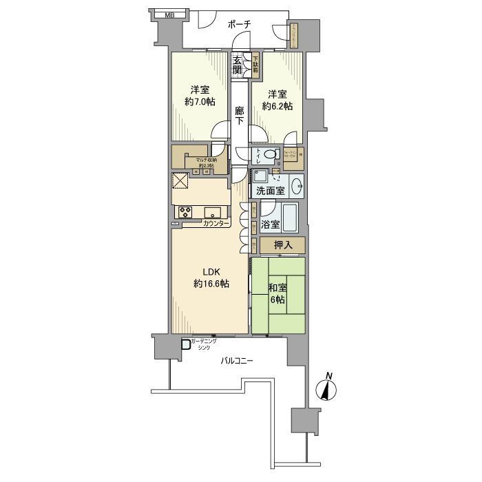 グラン・レジデンス 間取り