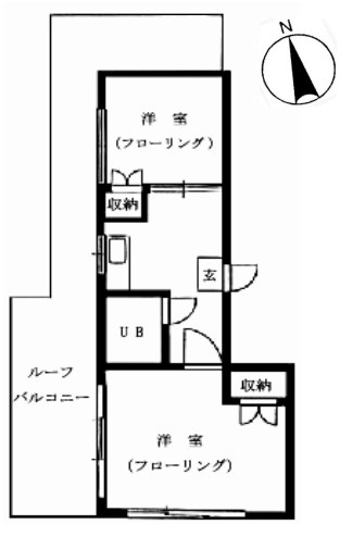 エスケイマンション 間取り図