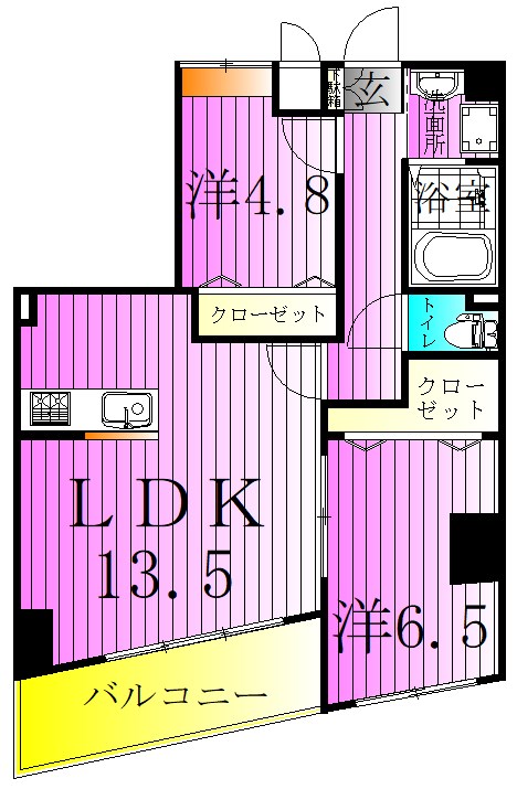 アンシャンテ 間取り図