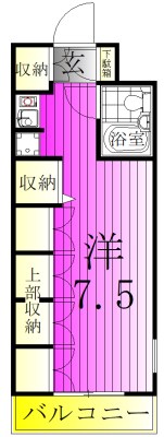 鎌ケ谷ハイツ 308号室 間取り