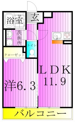 グランドソレーユ 間取り図