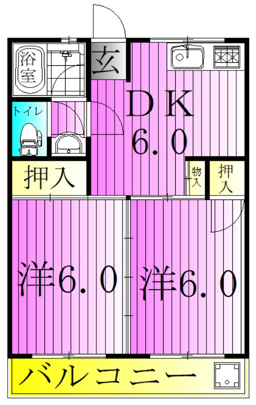 第三大信マンション 間取り図