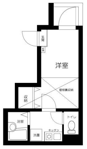 エマノンフラット扇大橋 間取り図