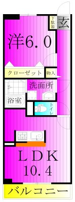 ルピナスⅡ 間取り