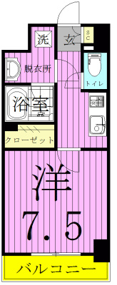エストピア八潮 間取り図