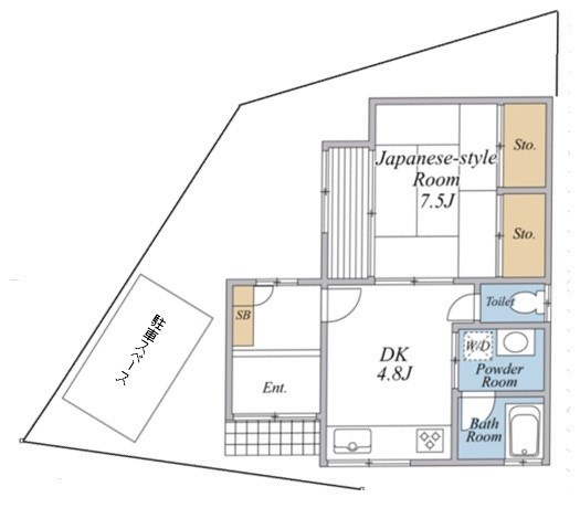 クラウディア扇 間取り図