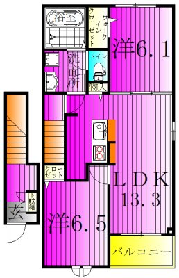 エスタブレＢ 間取り